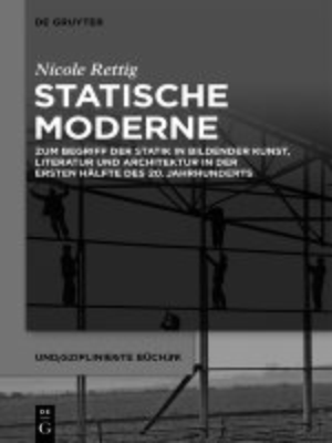 cover image of Statische Moderne